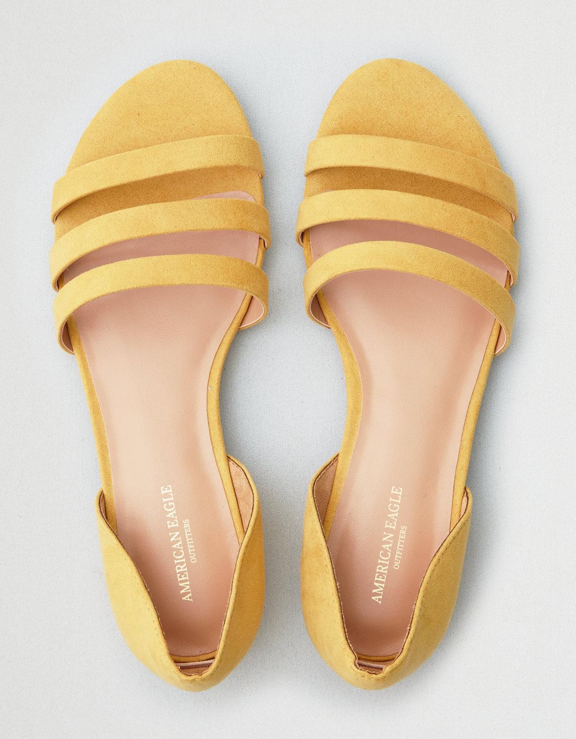 american eagle peep toe flats