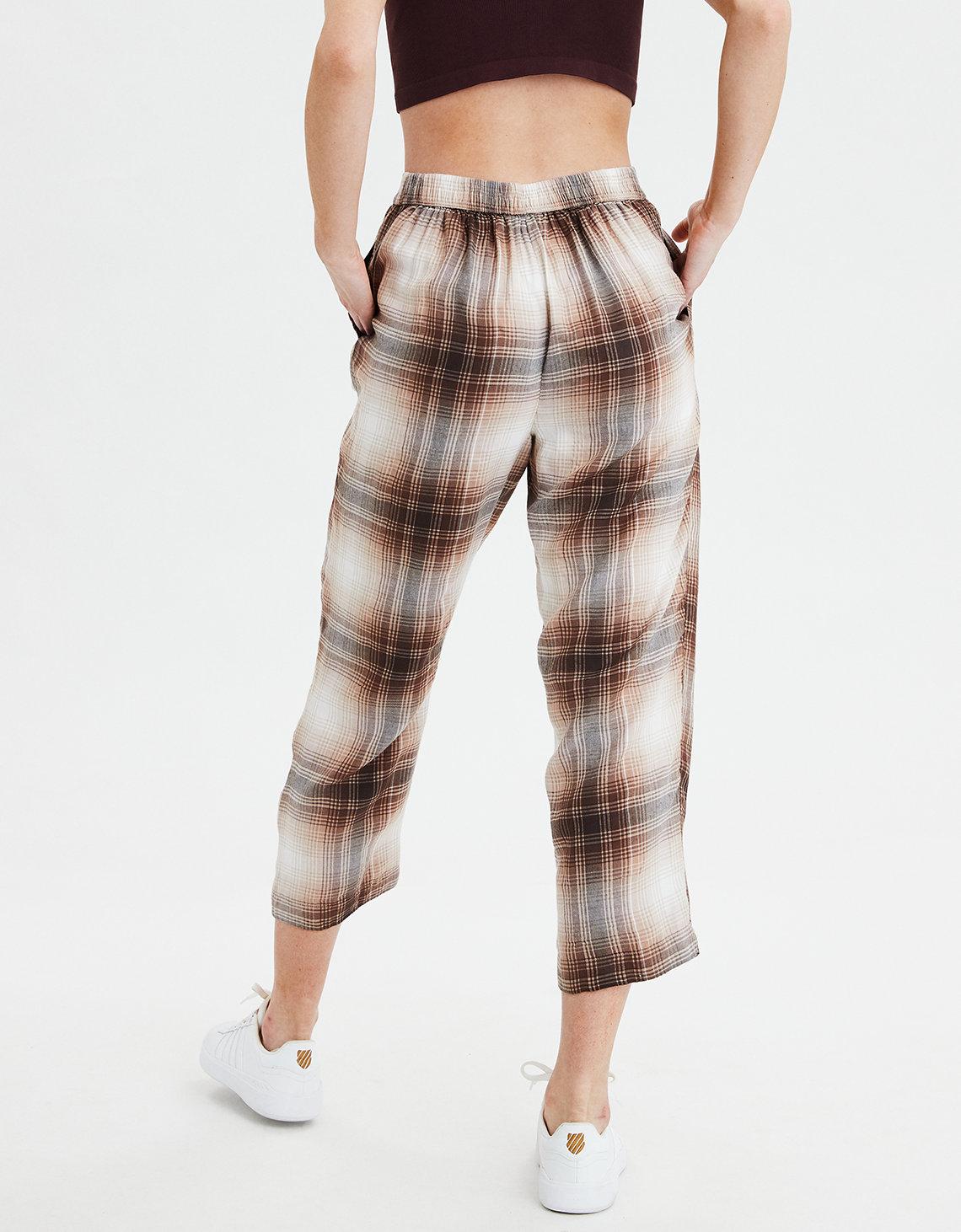 american eagle plaid pants