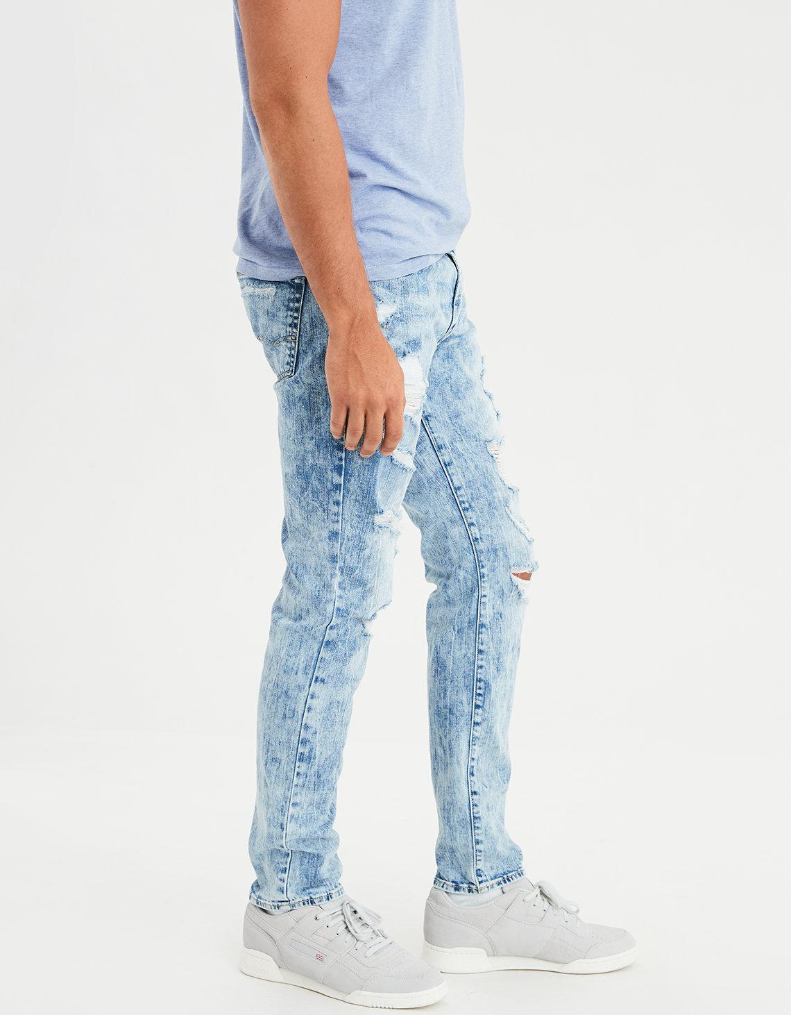 american eagle ripped jeans mens