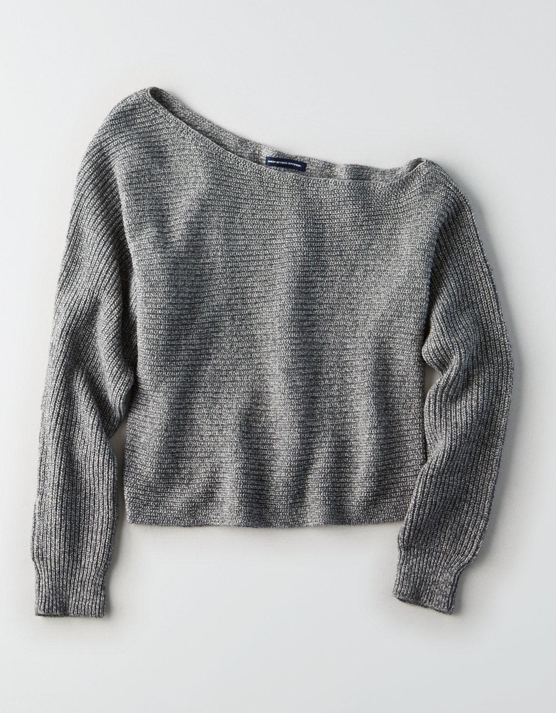 american eagle grey sweater