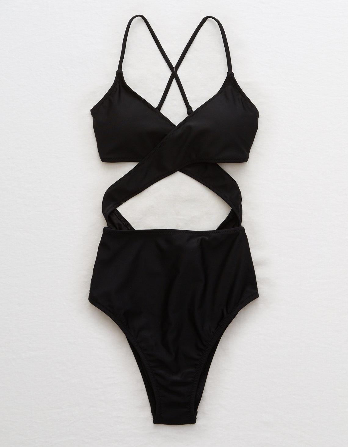 wrap around one piece bathing suit