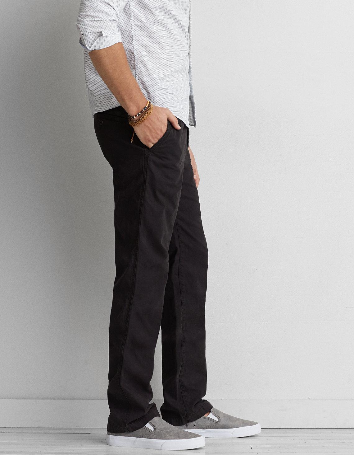 american eagle black chinos
