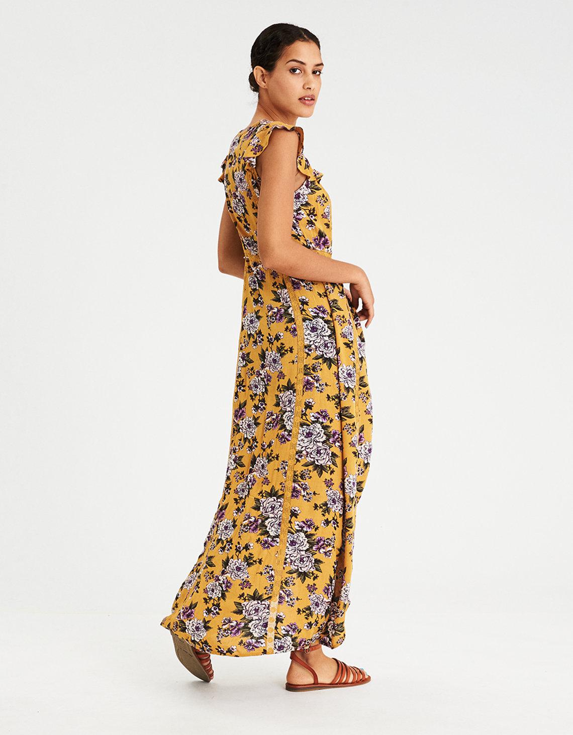 american eagle yellow dress