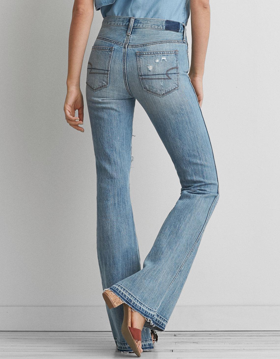 Buy > american eagle flare jeans > in stock