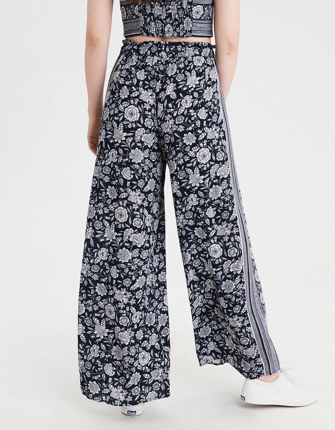american eagle floral pants