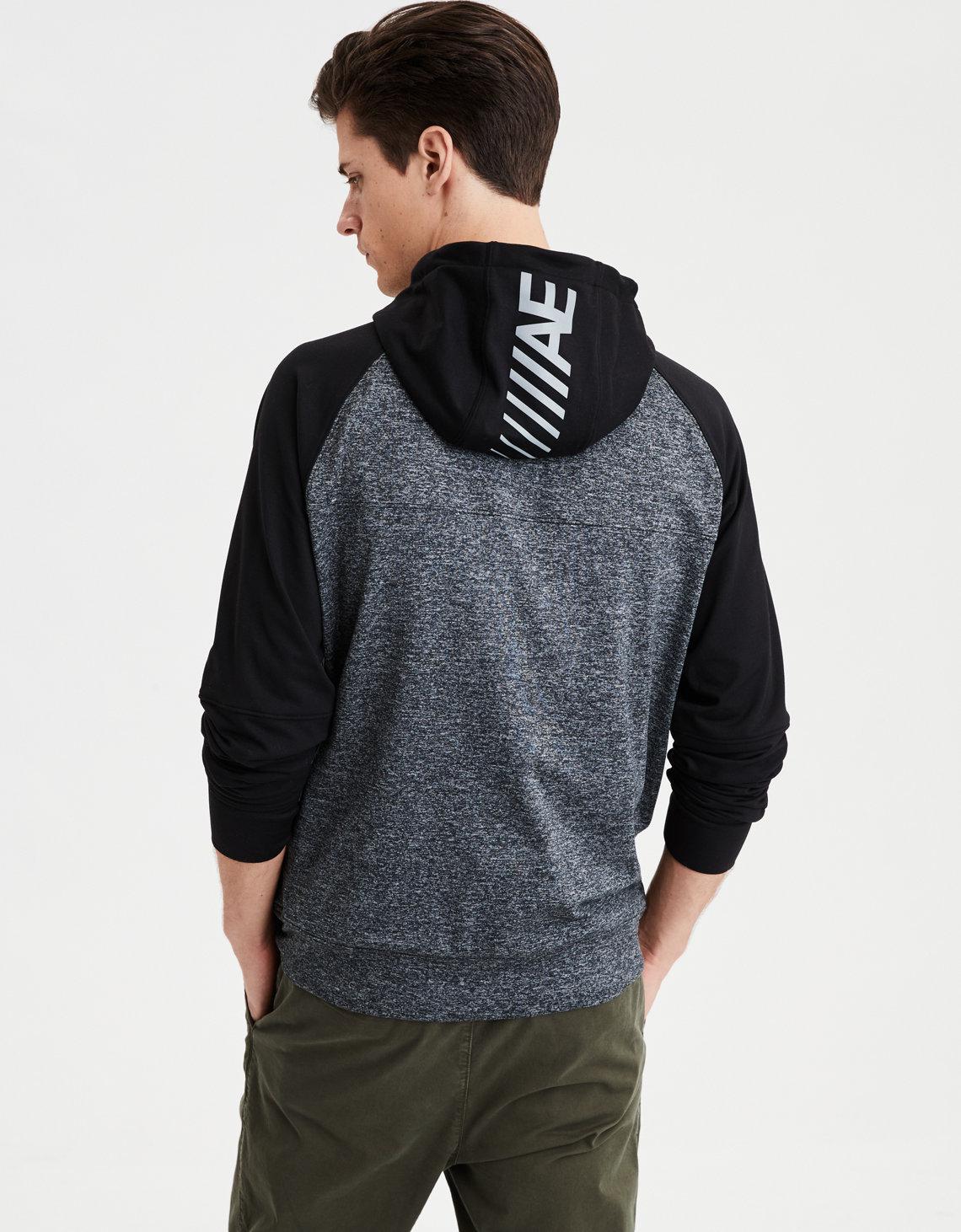 ae reflective popover hoodie