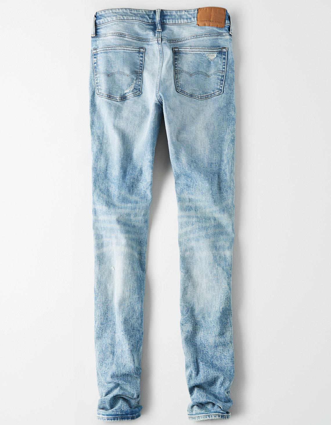 american eagle stacked jeans