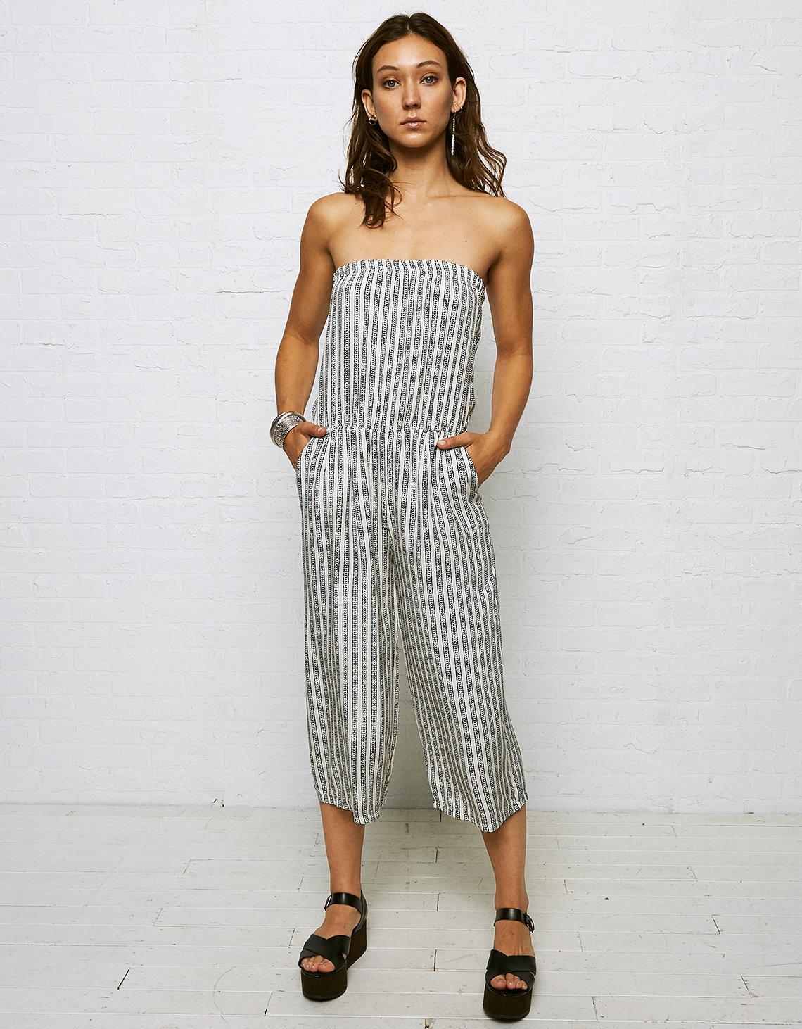 american eagle strapless jumpsuit