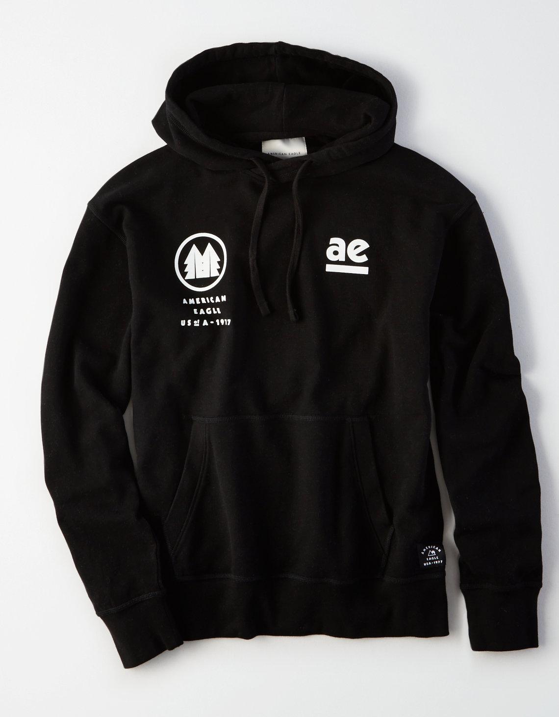 ae ultra soft graphic hoodie