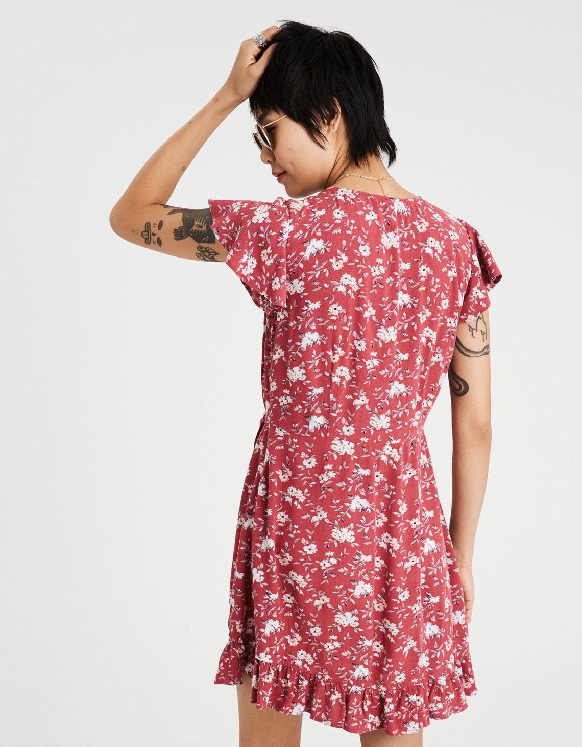 wrap dress american eagle