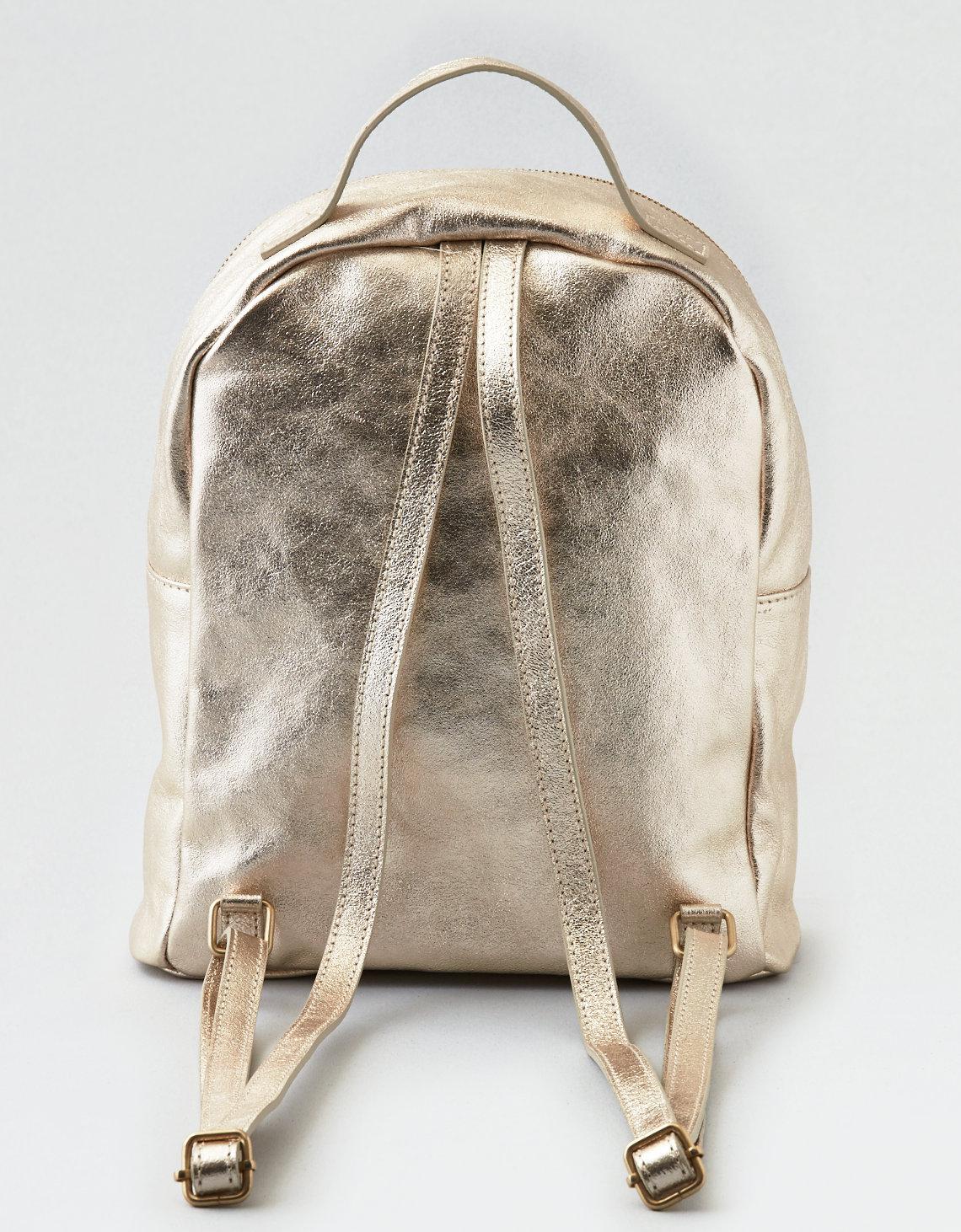 american eagle leather backpack