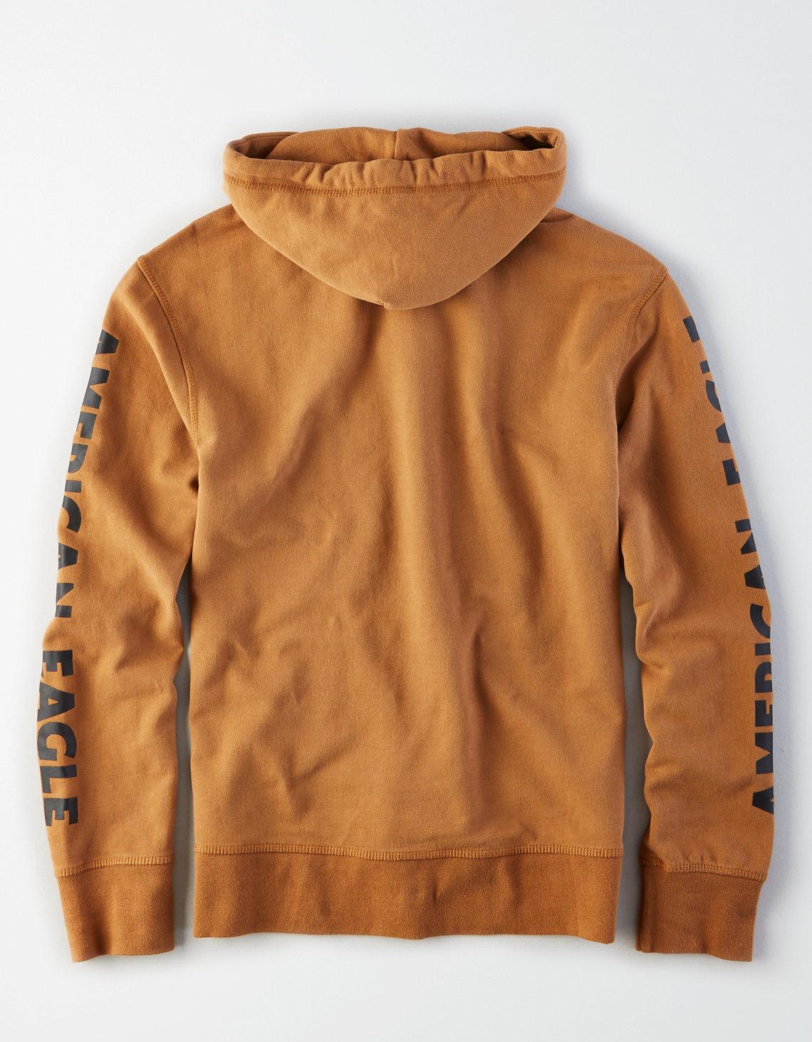 american eagle tan hoodie