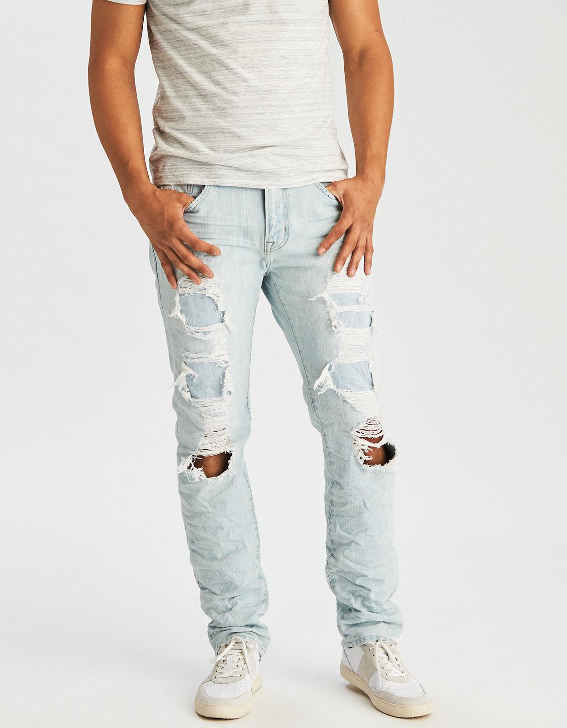 ae slim straight jeans