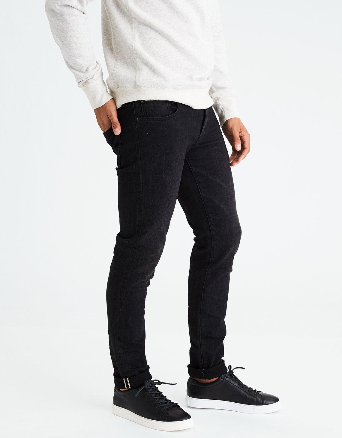 ae flex slim selvedge jean