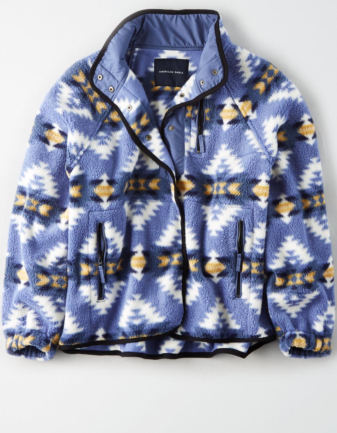 american eagle fleece jacket