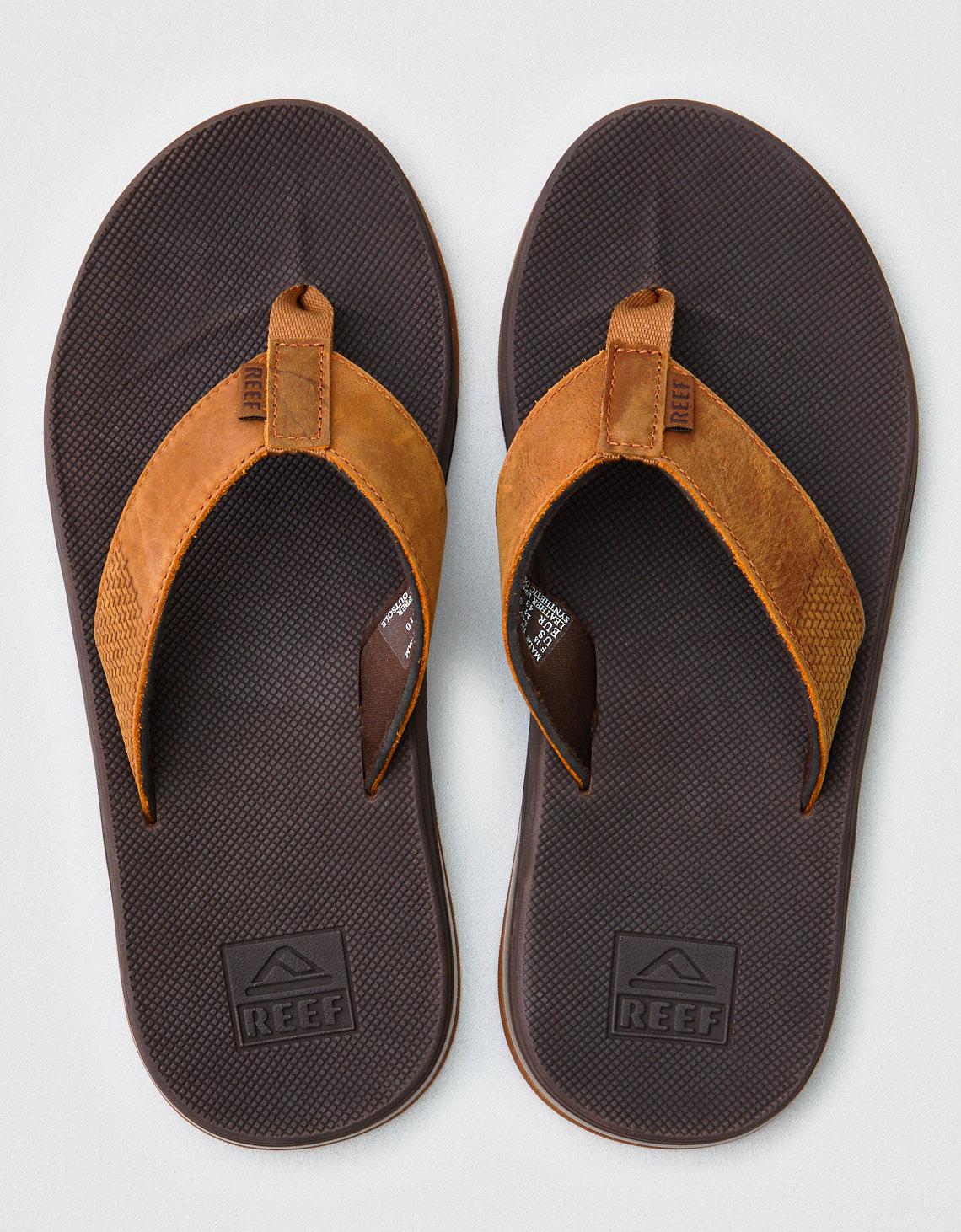 reef leather fanning low