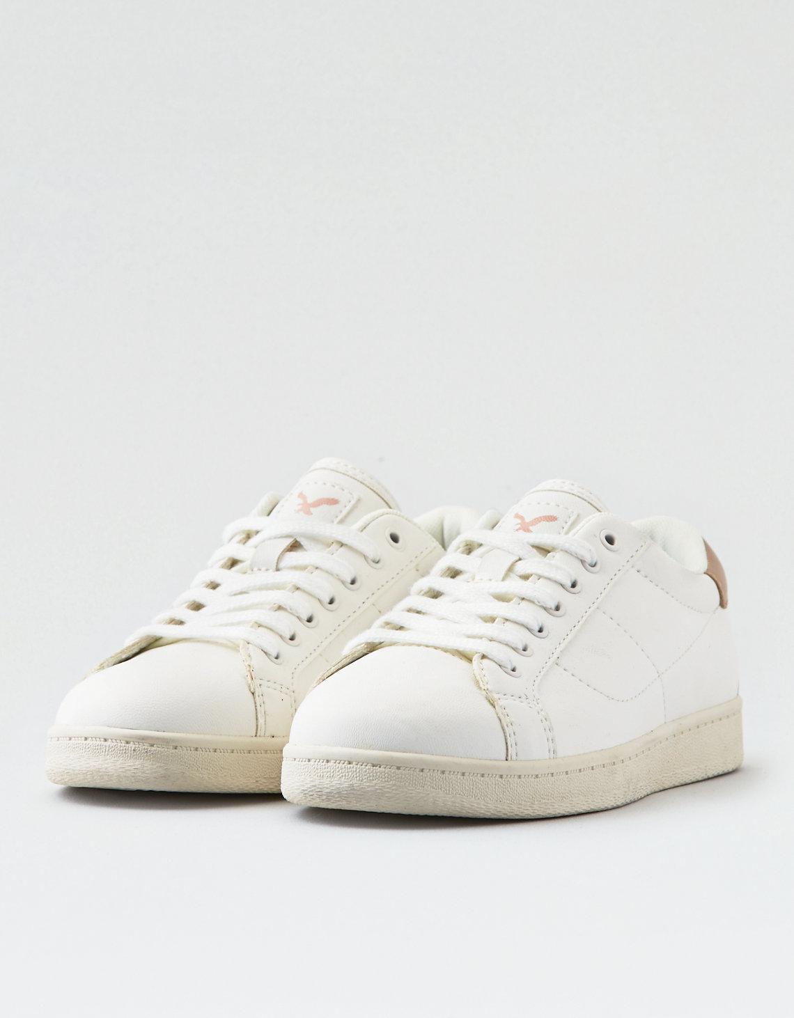 american eagle white canvas shoes