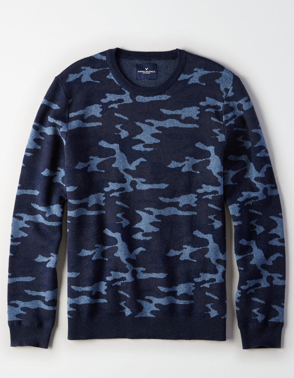 camo sweatshirt american eagle