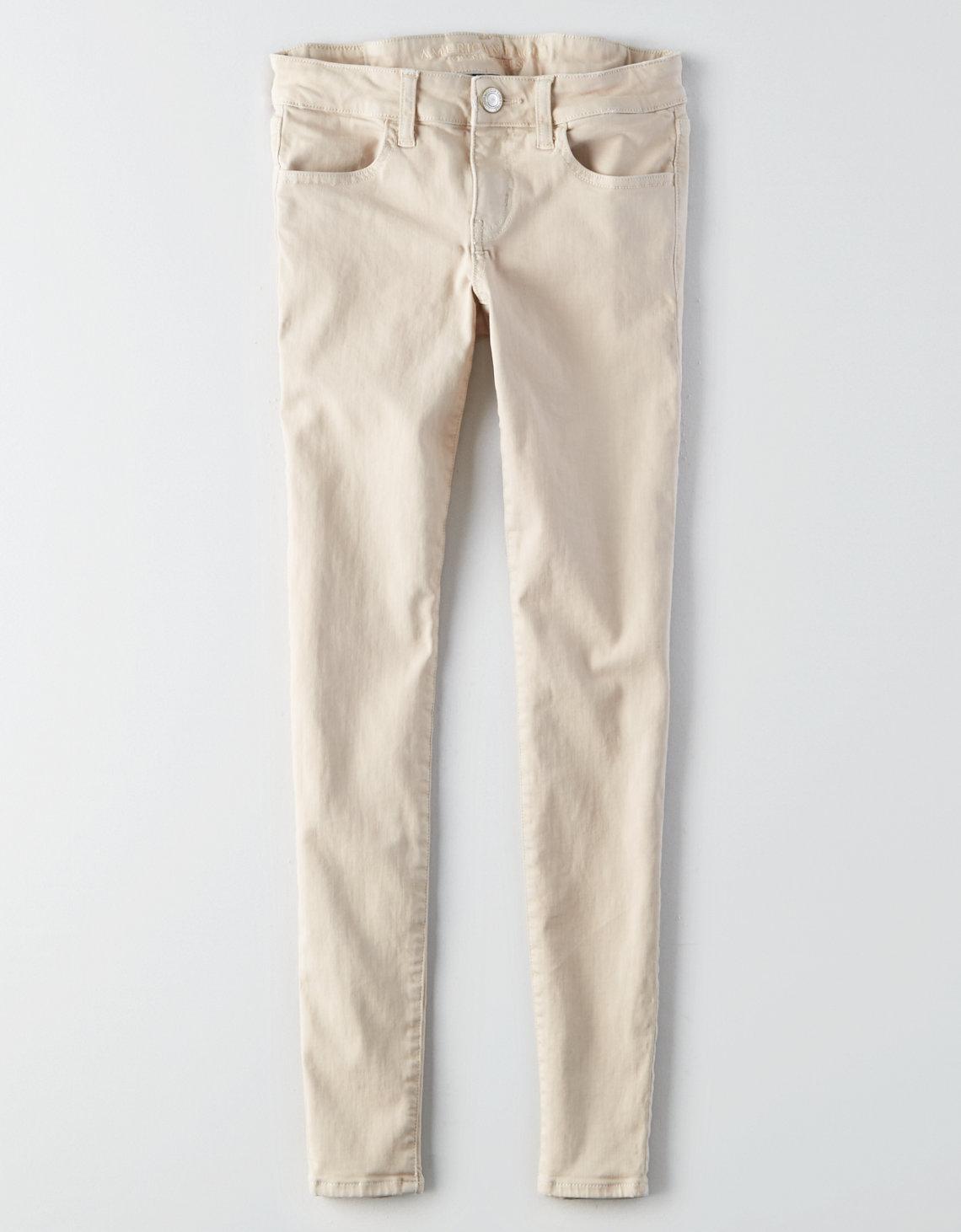 american eagle khaki jeggings