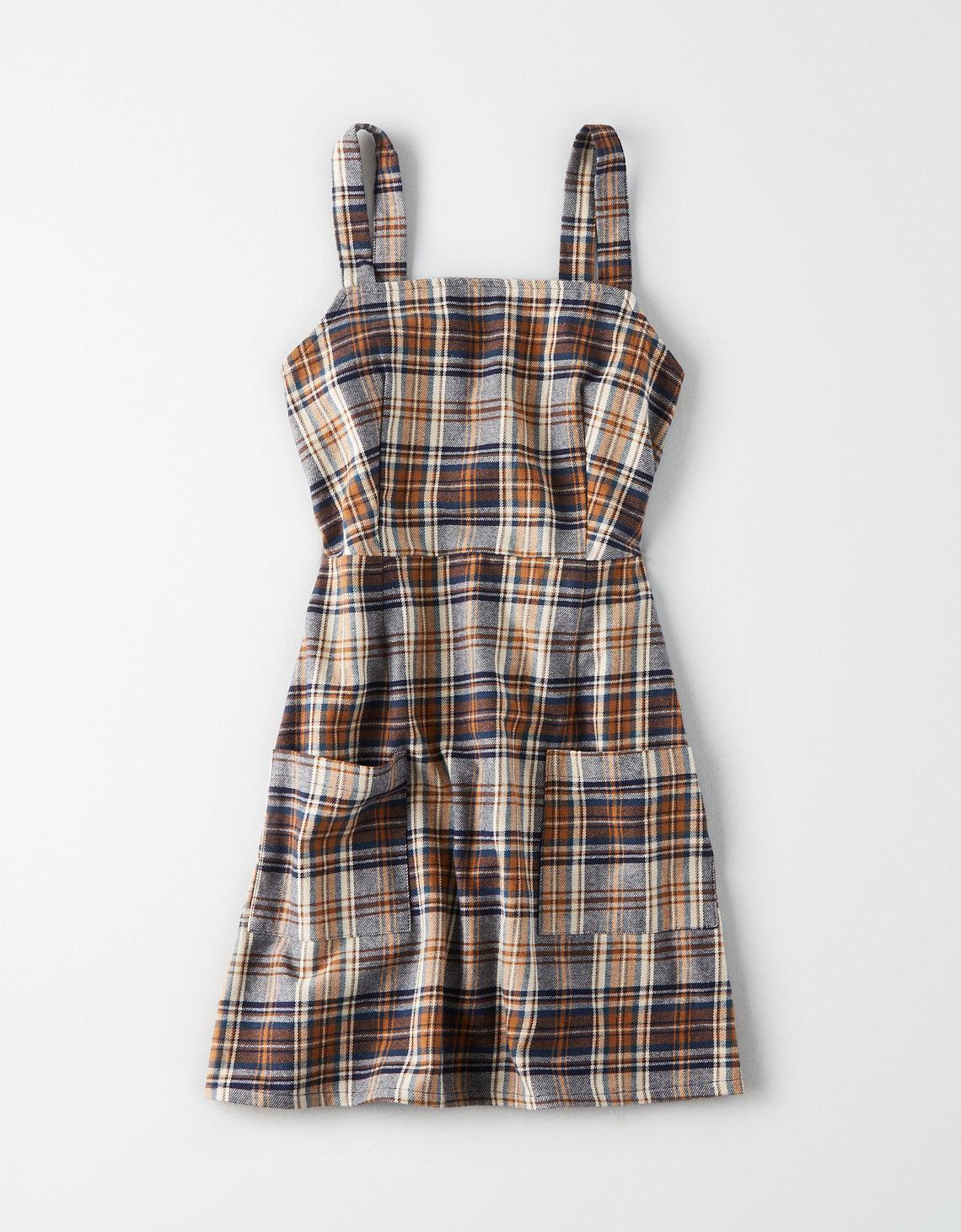 strappy patch pocket dress