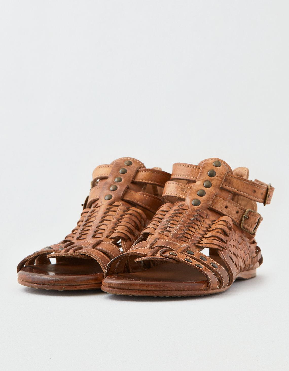 bed stu claire oxblood sandal