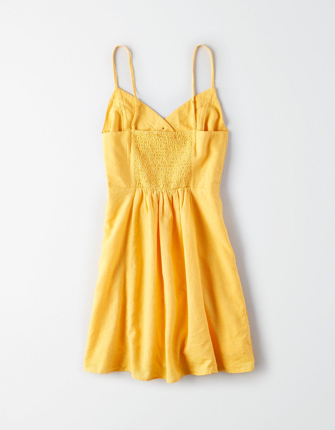 american eagle yellow dress