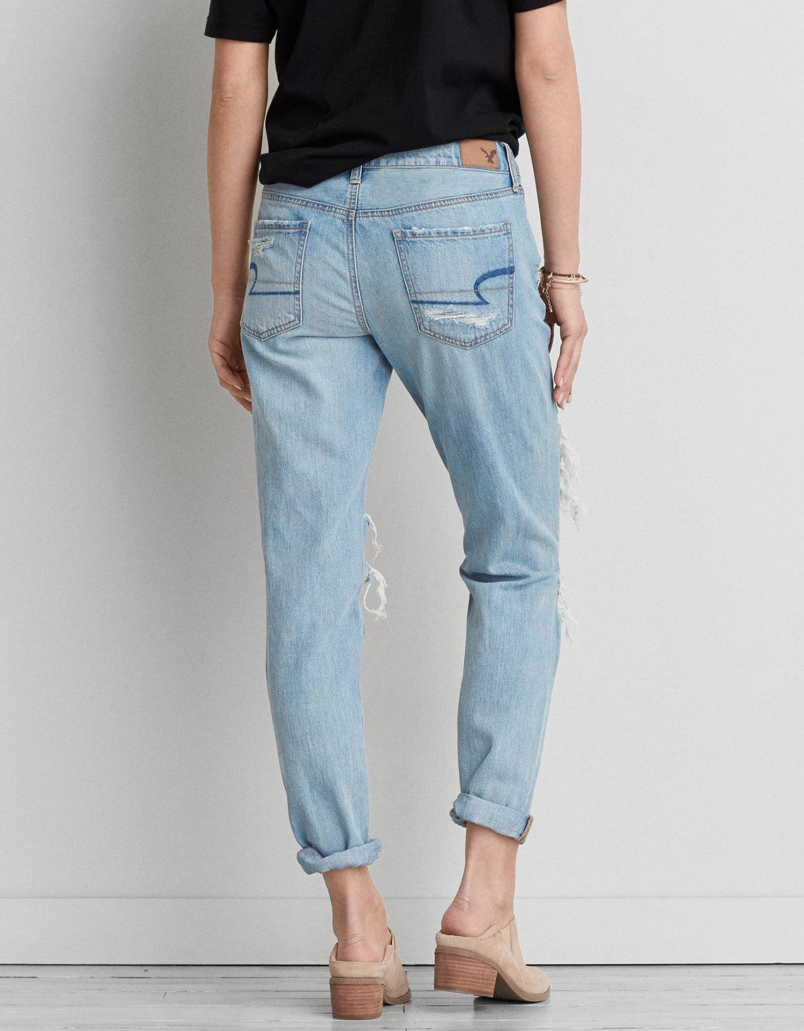 american eagle high waisted tomgirl jeans