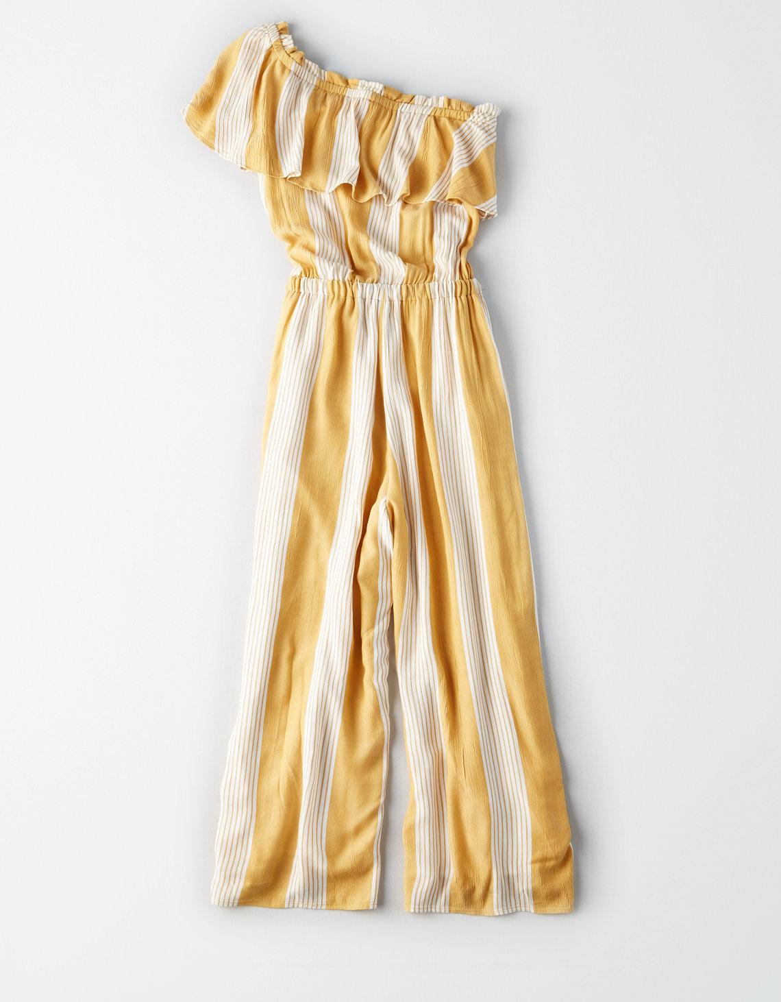 american eagle yellow jumpsuit