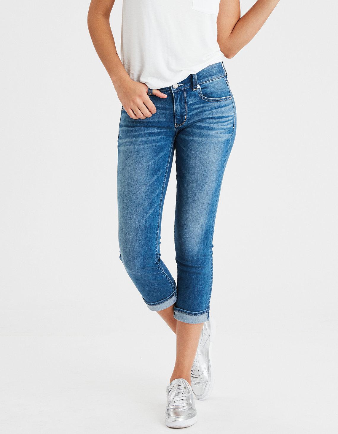 american eagle artist crop jeans