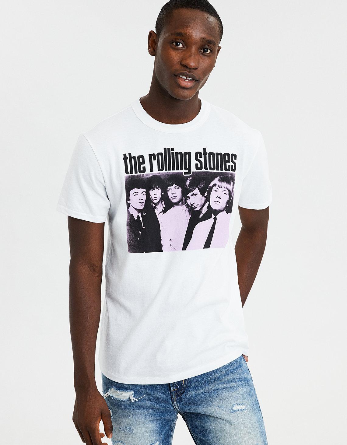american eagle rolling stones shirt