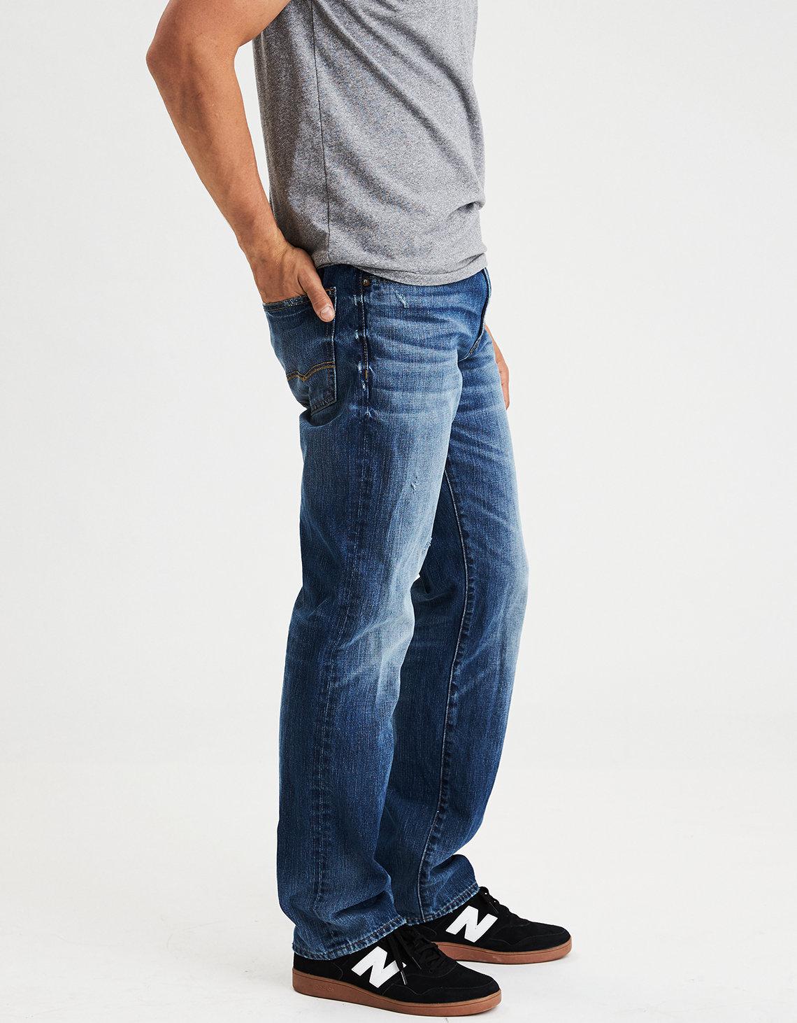 american eagle relaxed straight jeans