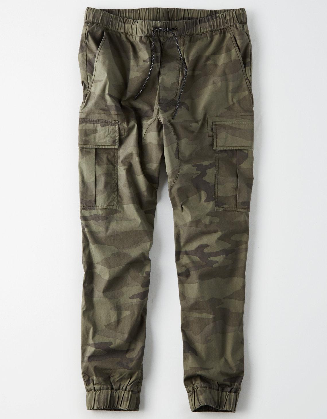 american eagle twill joggers