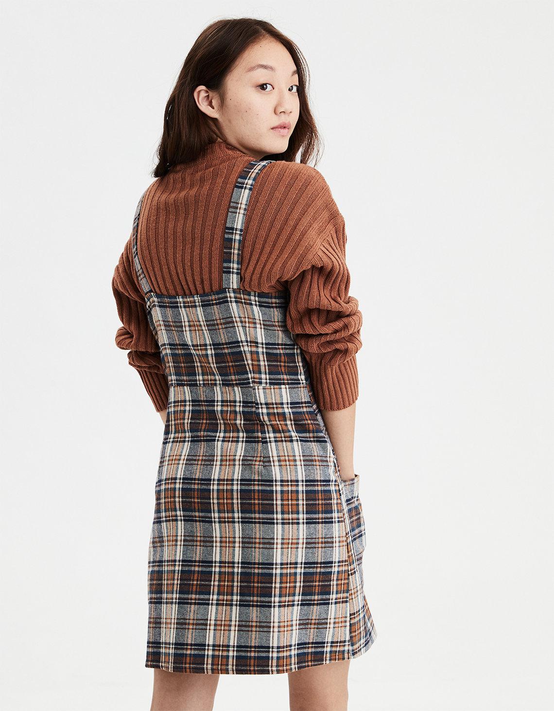 strappy patch pocket dress