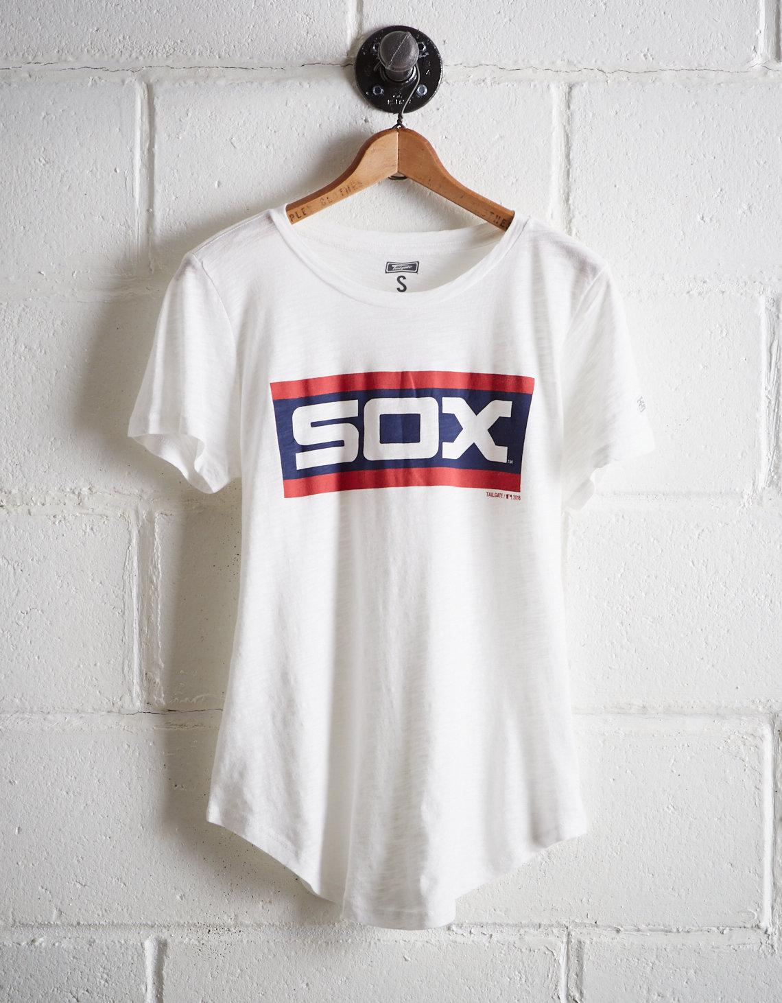 retro white sox shirt