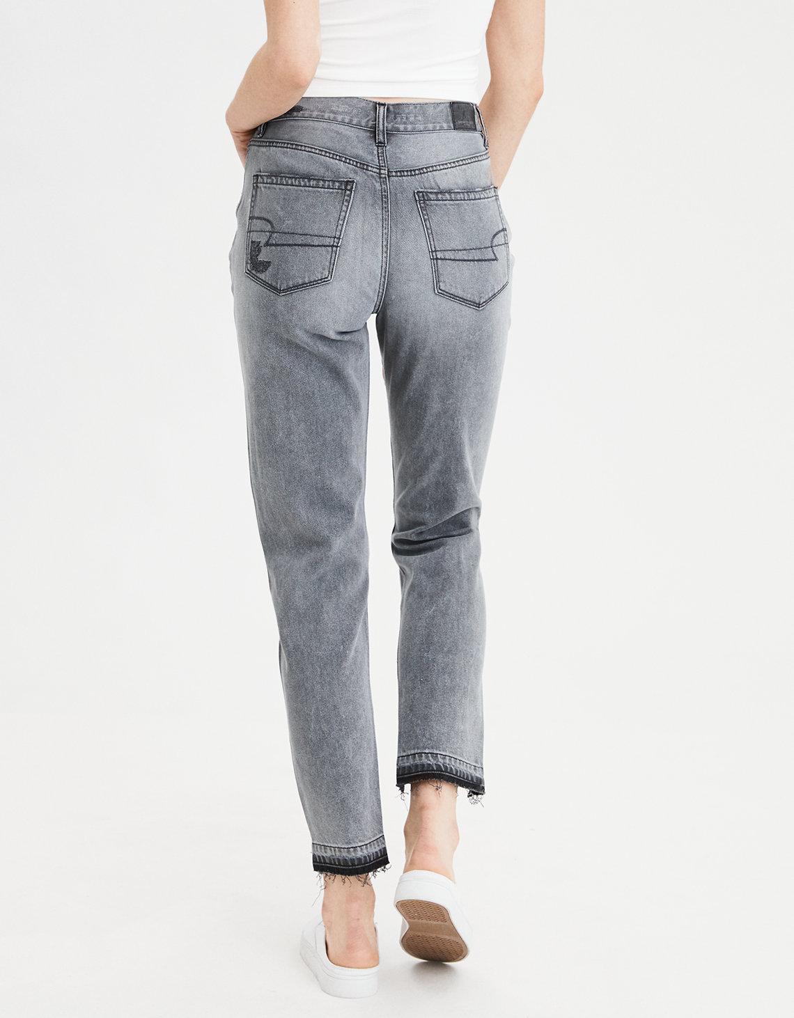 gray mom jeans