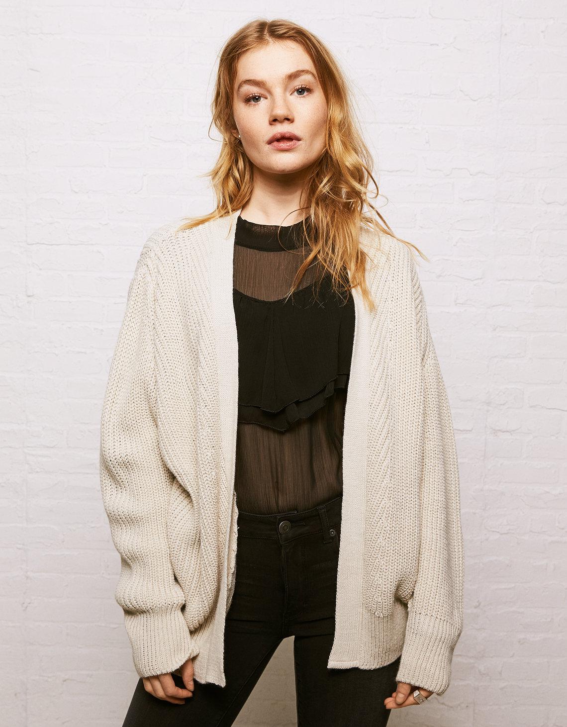 aerie oversized cardigan