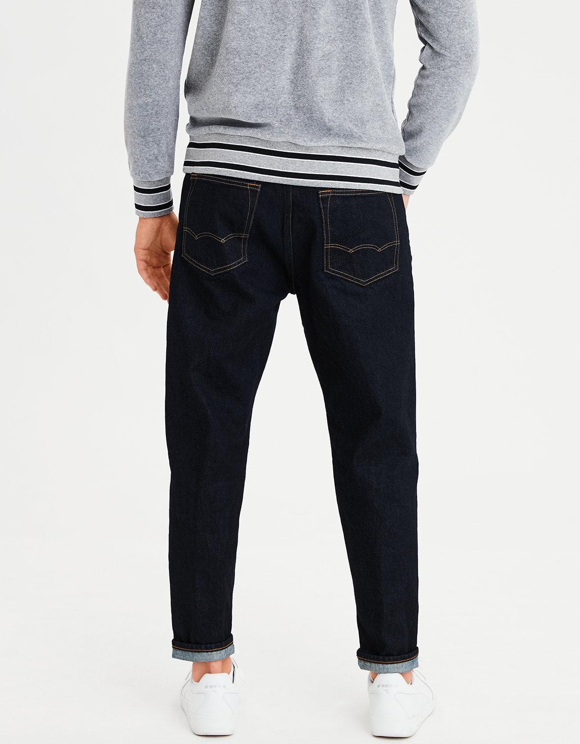 american eagle raw denim