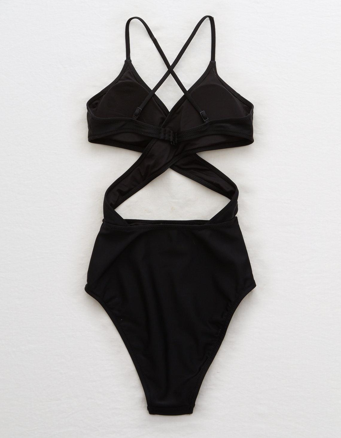 wrap around one piece bathing suit