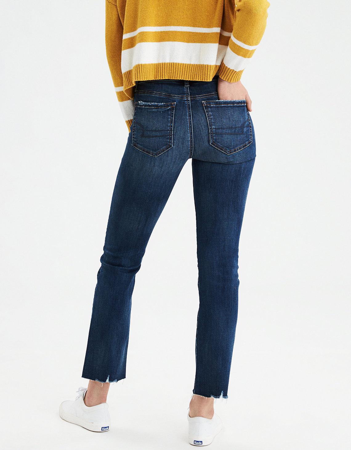 american eagle cropped flare jeans