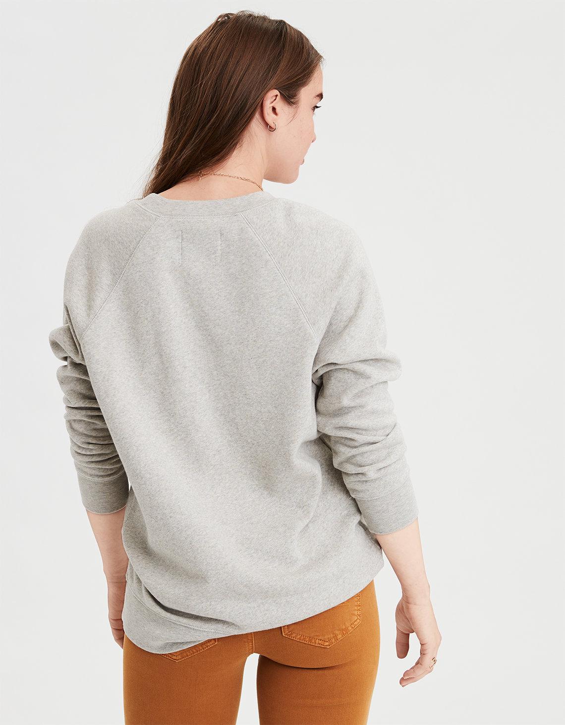 in a holidaze sweatshirt american eagle