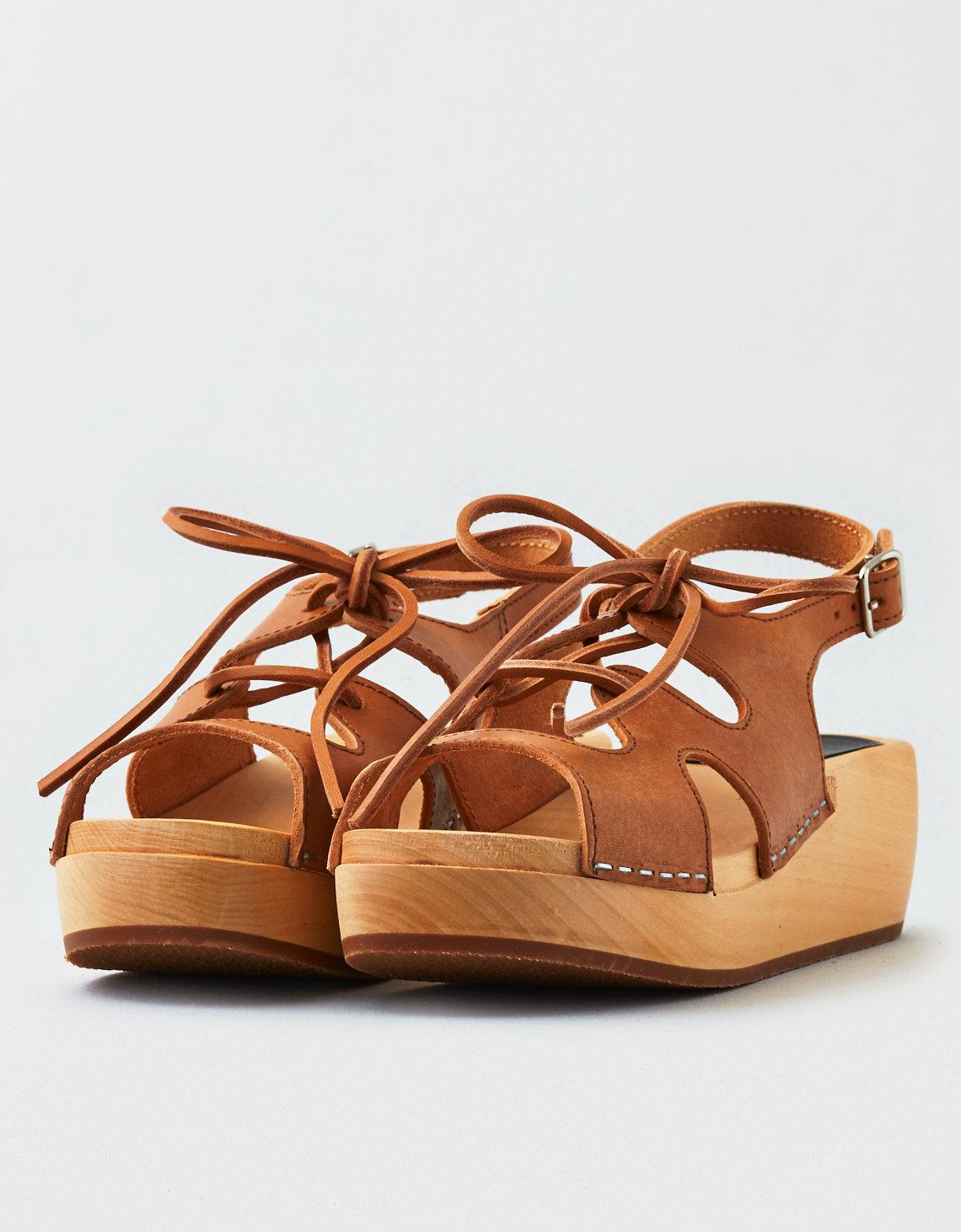 swedish hasbeens lace up sandal