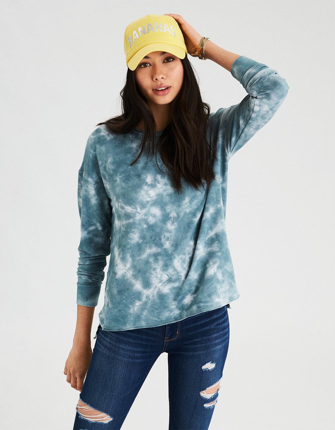 american eagle tie dye sweatshirt