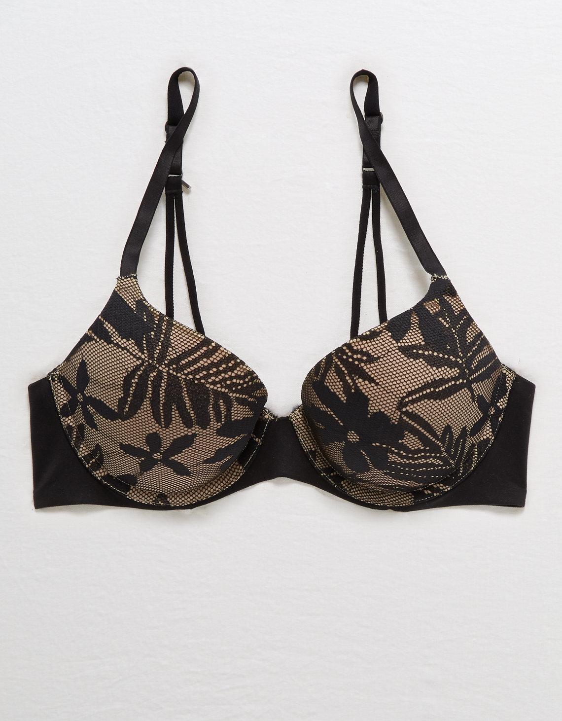 American Eagle Lace Real Sunnie Demi Push Up Bra in 