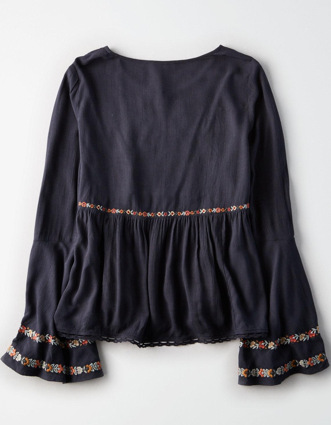 american eagle peasant top