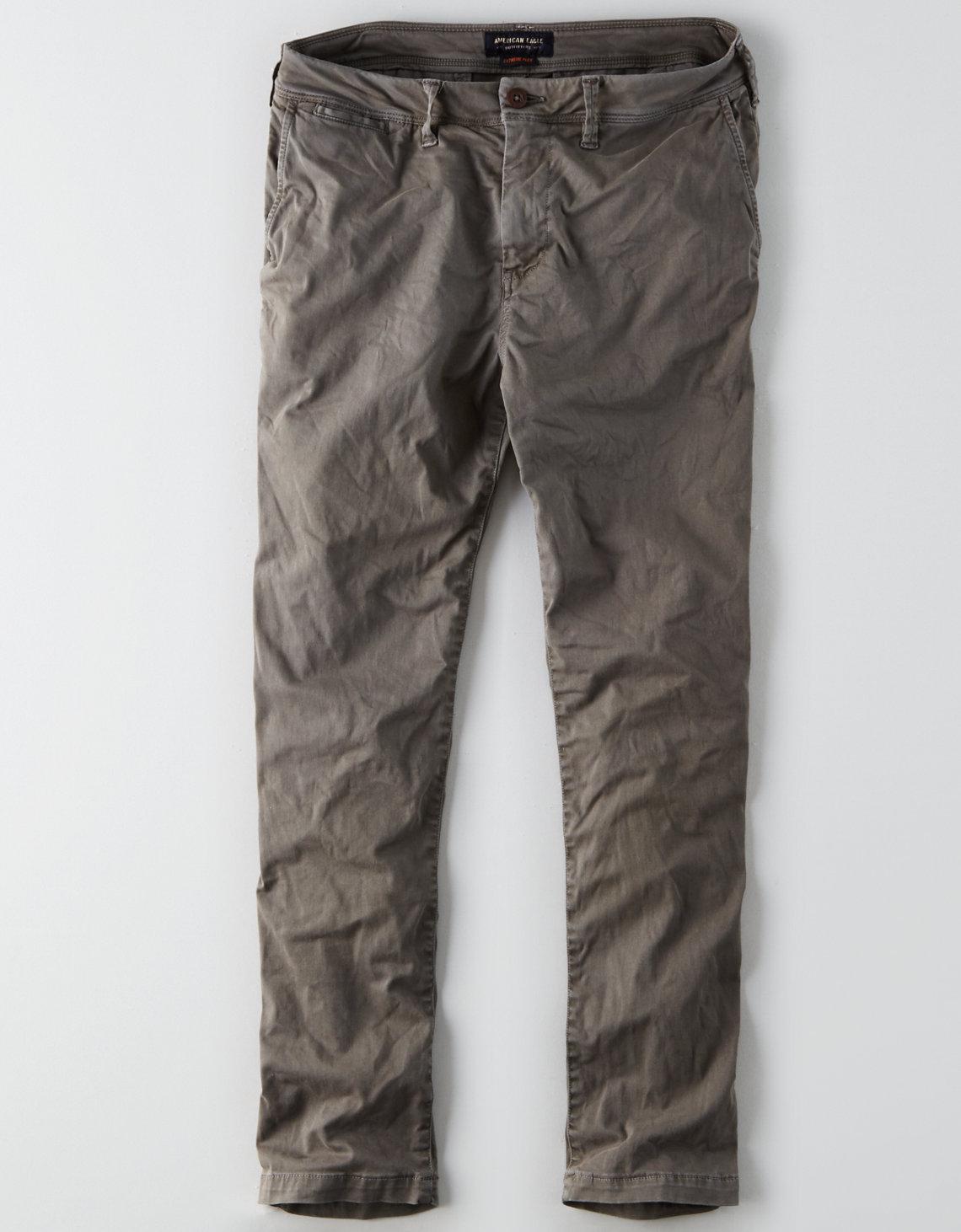 american eagle slim straight khakis