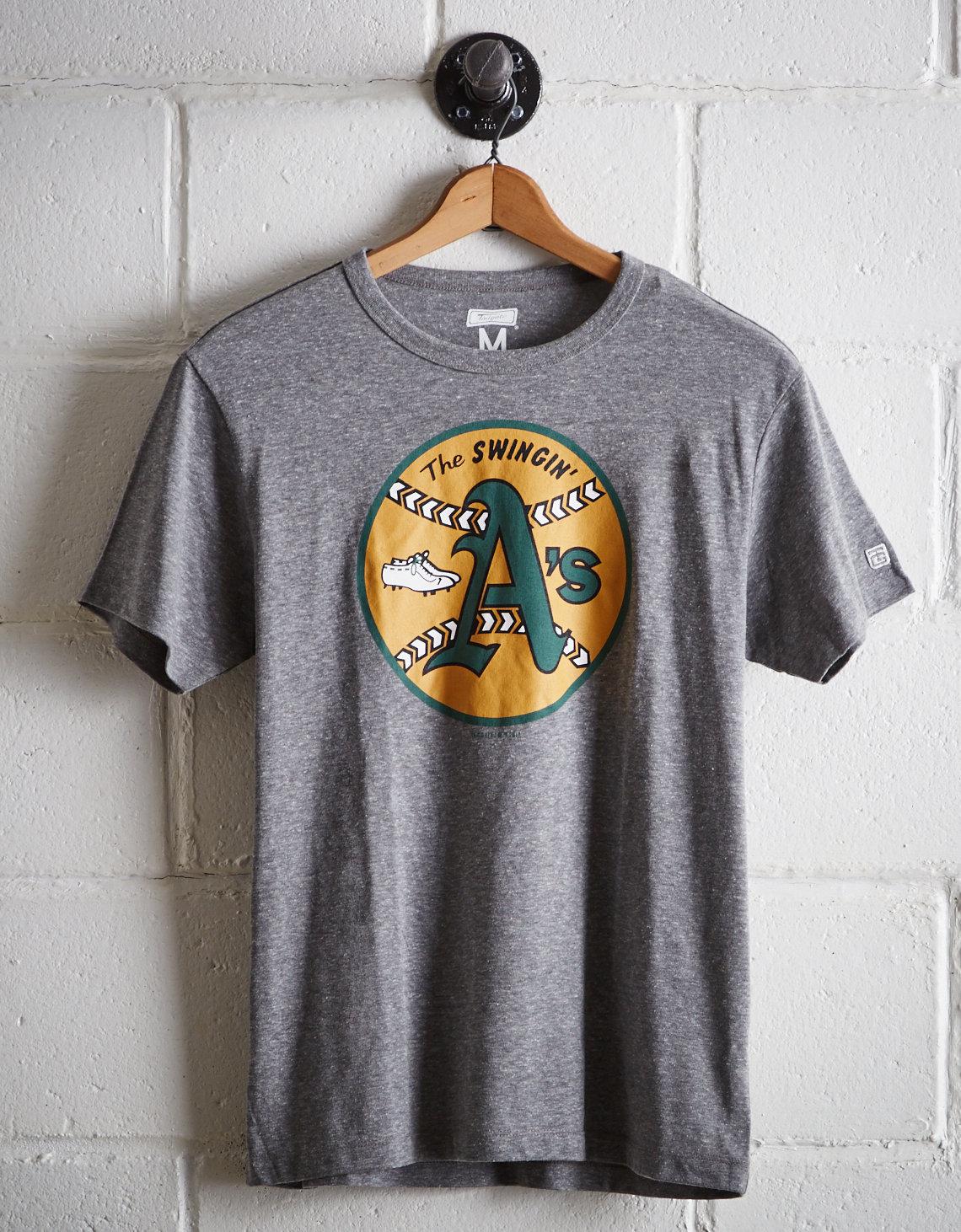 swingin a's t shirt