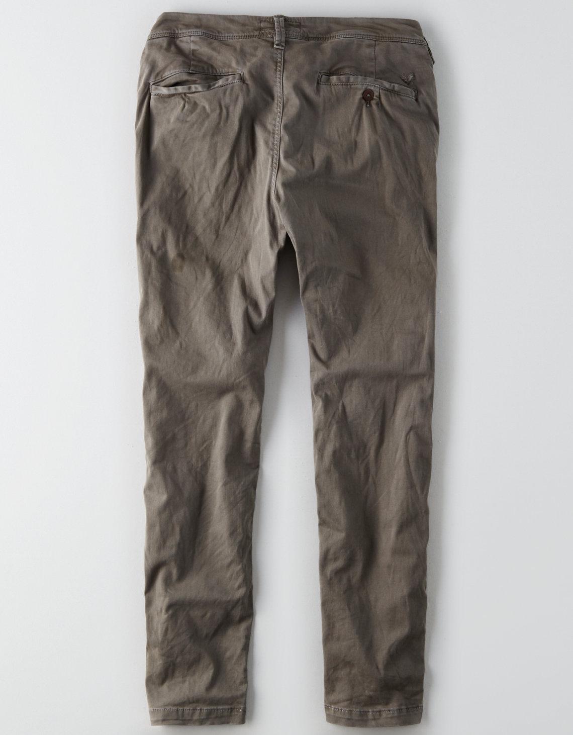 american eagle khaki pants skinny