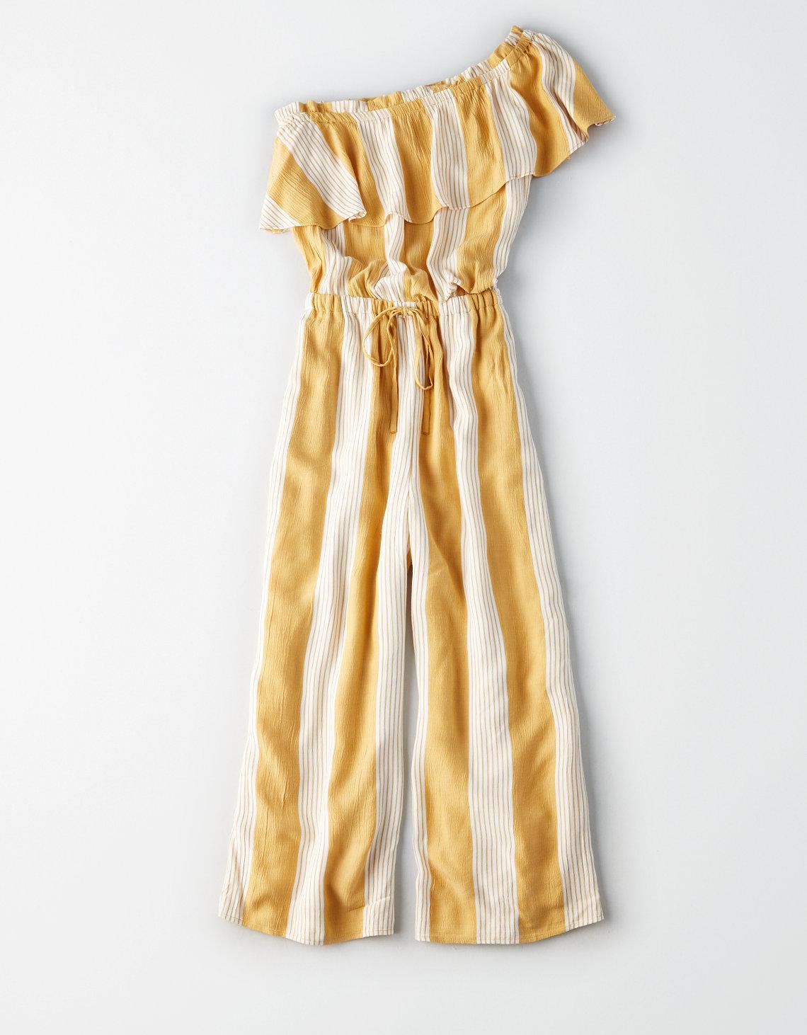 american eagle yellow jumpsuit