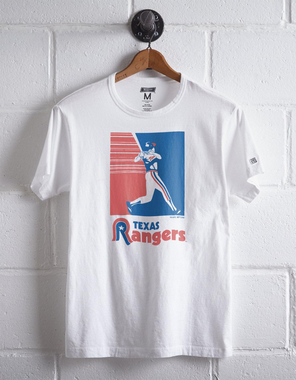 white texas rangers t shirt