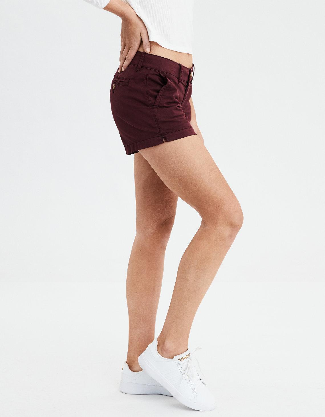 Ae Khaki Midi Short Clearance, 58% OFF 